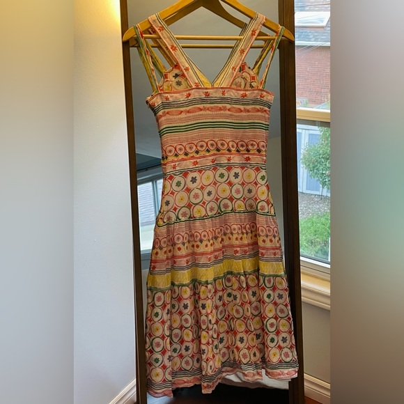 Cacharel silk dress. Size XS/S. Used condition.  No holes or tears. - Picture 2 of 5